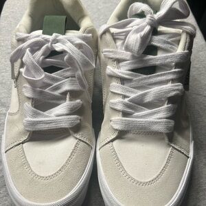 Women's White Canvas Sneakers